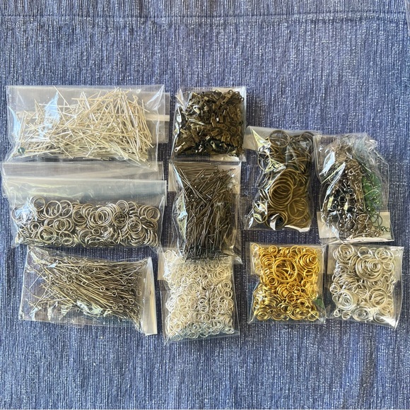 Jewelry Making Supplies Bundle of 10 Different Components - Picture 1 of 7